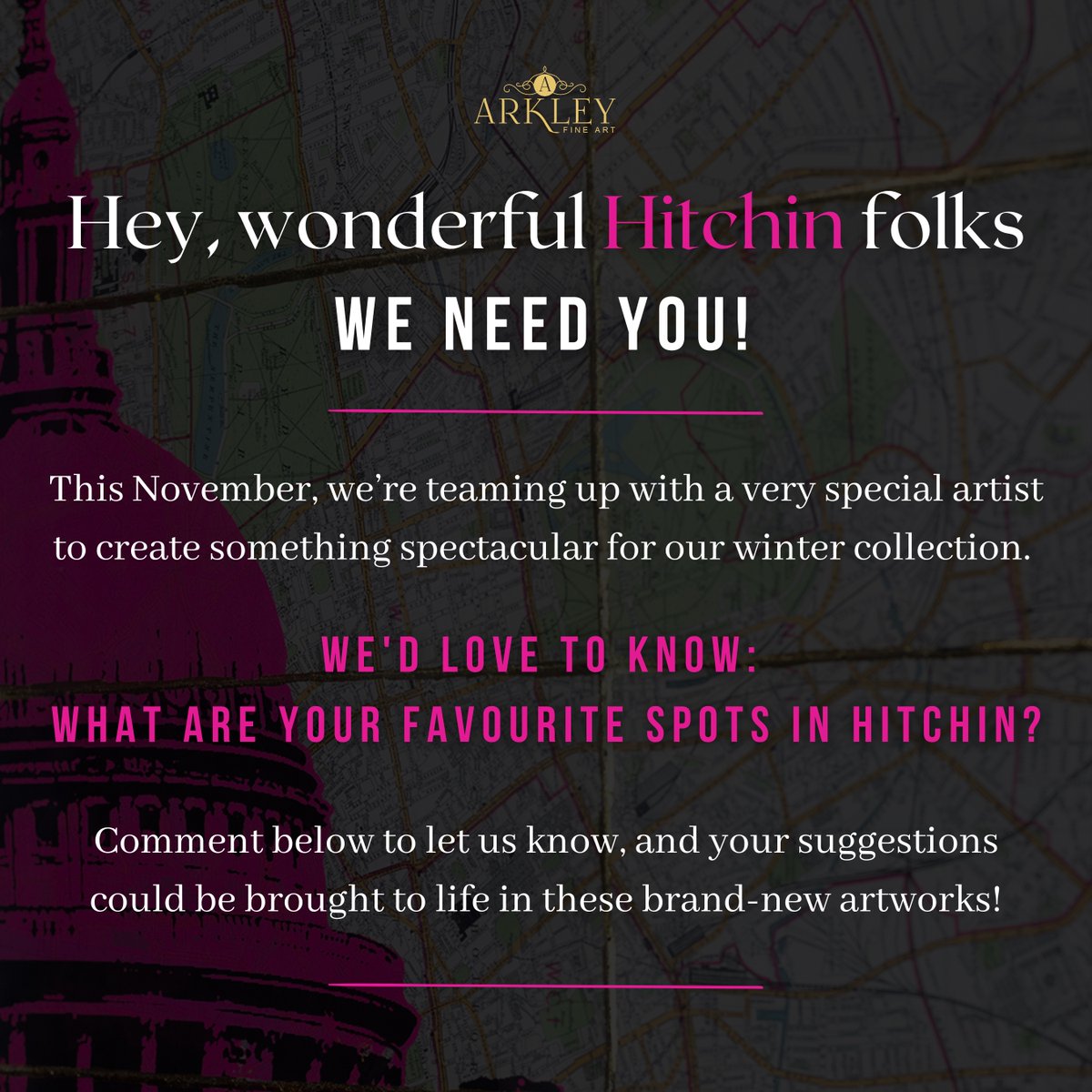 Hitchin Folks, WE NEED YOU! 

Read below: