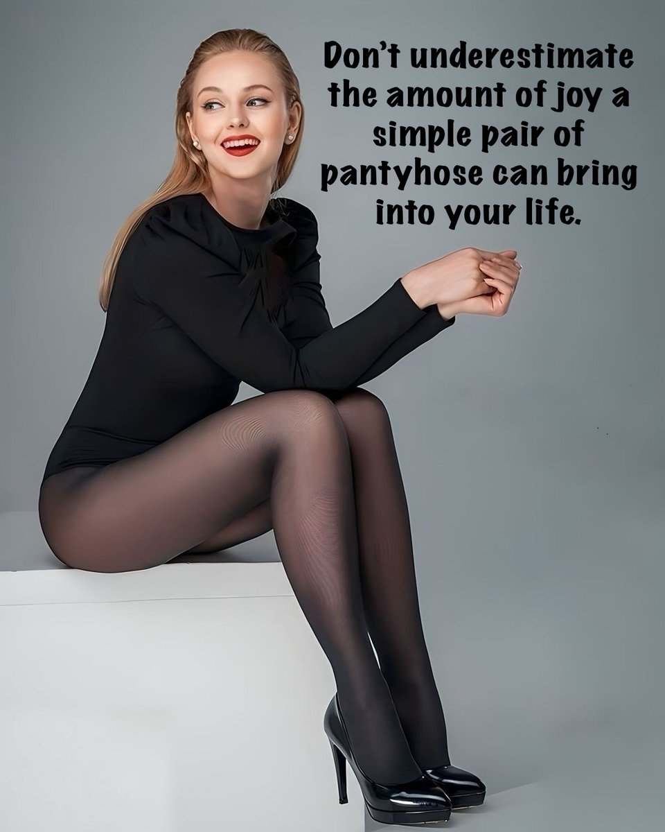 In more ways than one! RT if Pantyhose bring joy into your life.
