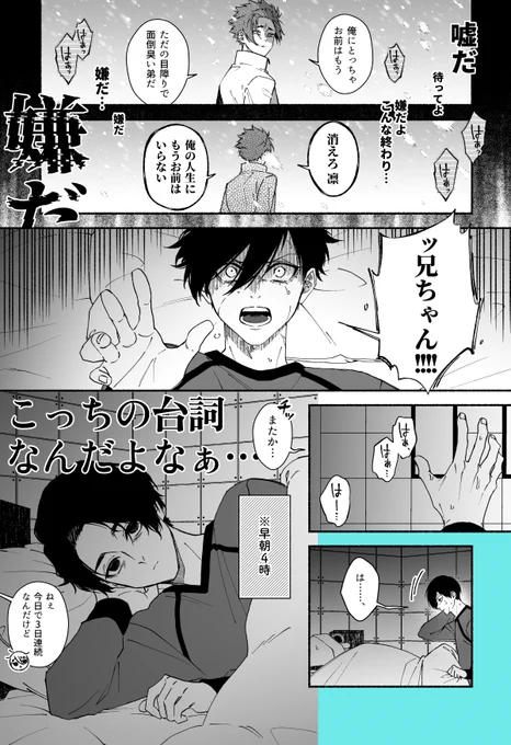 rnse 同室避けられる弟くんネタ ※いろいろネタバレかも 