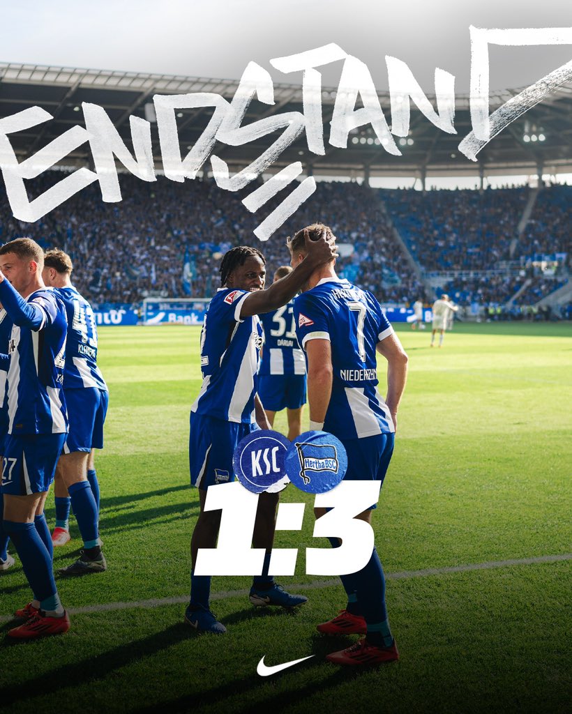 ⏱️ 90’: A U S W Ä R T S S I E G ! 💙💙💙

#KSCBSC | 1:3 | #HaHoHe