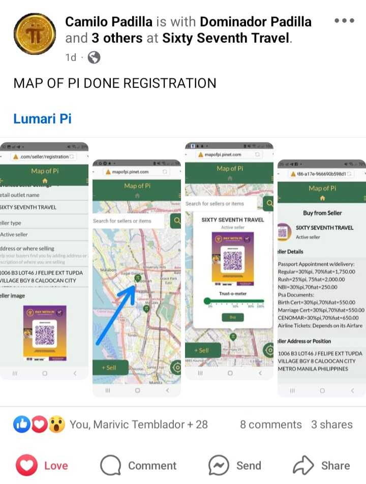 lurima_pi's tweet photo. Attention all merchants!  Join the Pi movement by registering on the Pi Map for PiFest! Be part of something huge, showcase your business, and connect with pioneers.. Don’t miss this chance to expand your reach and accept Pi payments. Register today and make PiFest a success!

@PiCoreTeam @dorisyincpa @jojo102102
