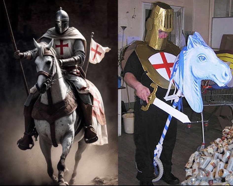 How The Tommy Robinson cult see themselves today in London

 Vs 

 how the rest of the country see them 😏

#StandUpToRacism