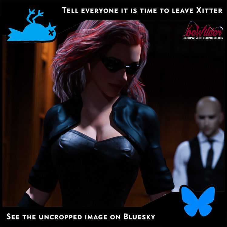 beWilderverse's tweet photo. Happy #screenshotsaturday! #AgentsOfHeels here once again!
Bad Nat's walked right into the HQ for the Bad Guys, and even though she's wearing her shortest skirt and showing her guns, they still want to try and frisk her. But can they?
Blame the new #PoSToS for the boarder. https://t.co/vqMdqKYvSy