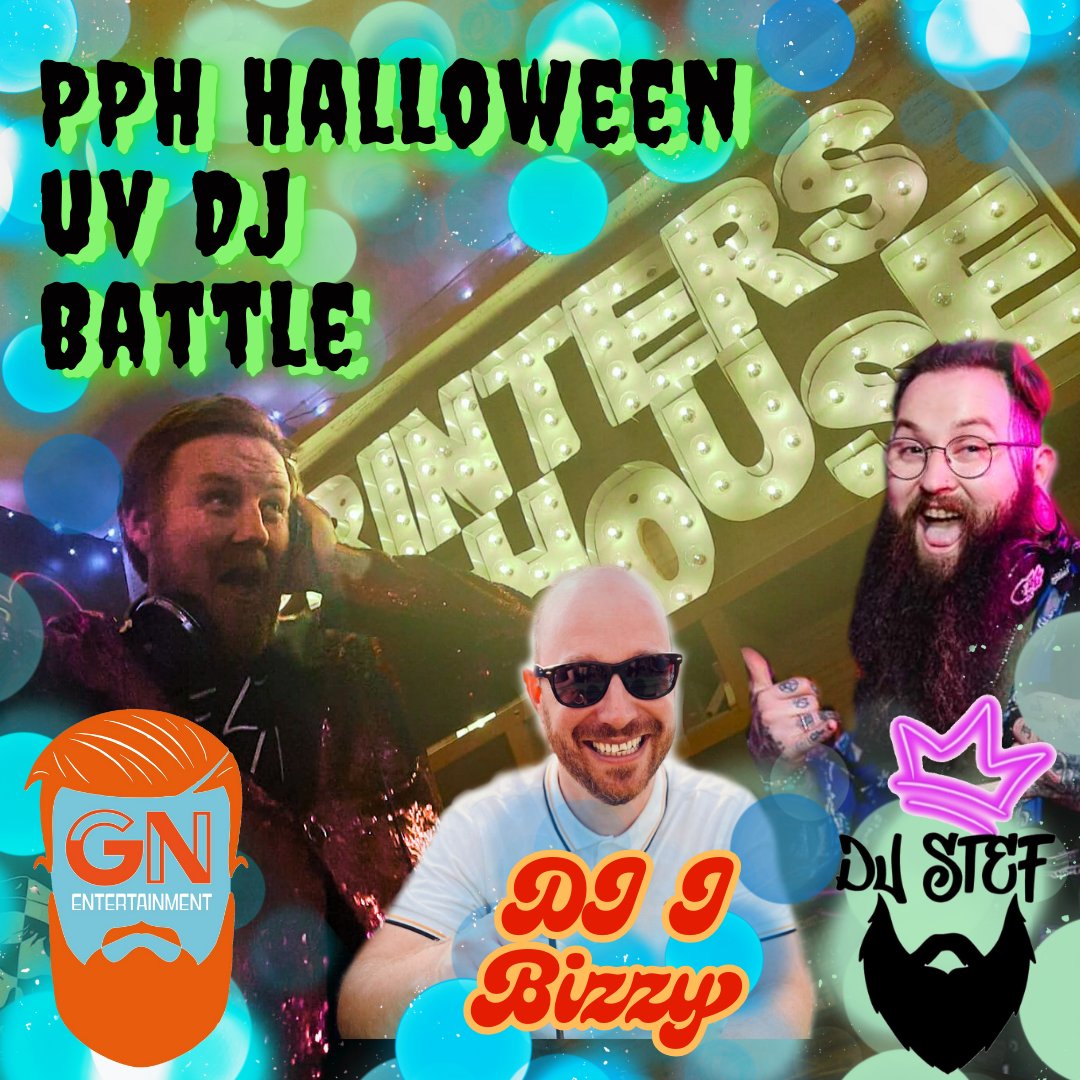 PPH HALLOWEEN PARTY TONIGHT!! 

👻 🎃 🦇 🕸️ 👻 🎃 🦇 🕸️ 

Live music from the PPH Ukulele Army at 7.30pm

AND the return of our epic UV Silent Disco 3X DJ Battle!!!

Choose between The Ginja Ninja vs DJ J Bizzy vs DJ Steff from 9pm

#Halloween #Party #BassHouse #Eastbourne #Littl