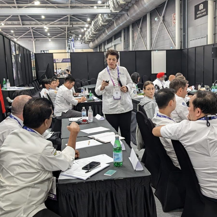 WACSworldchefs's tweet photo. During the Worldchefs Congress & Expo 2024, a Vegan/Plant-Based Competition Seminar was held, instructed by Cornelia Volino ๐ฑ
Congrats to all participants who joined us in Singapore from across the globe! ๐
#ThisIsWorldchefs #competitionseminar #WorldchefsCongress2024 https://t.co/3g7K1e9PxY