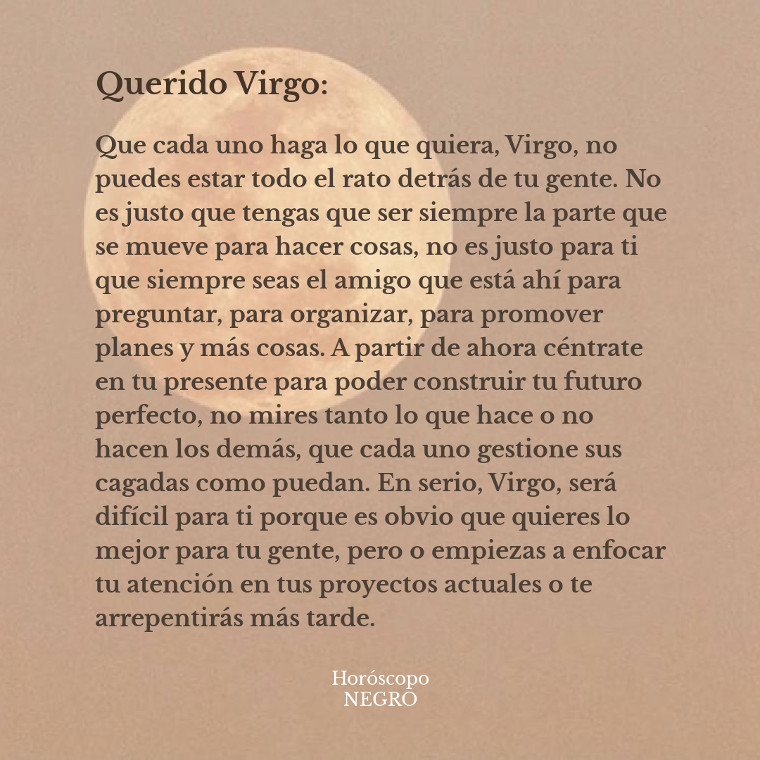 virgo_hn's tweet image. Tienes una carta pendiente para leer, Virgo 🖤