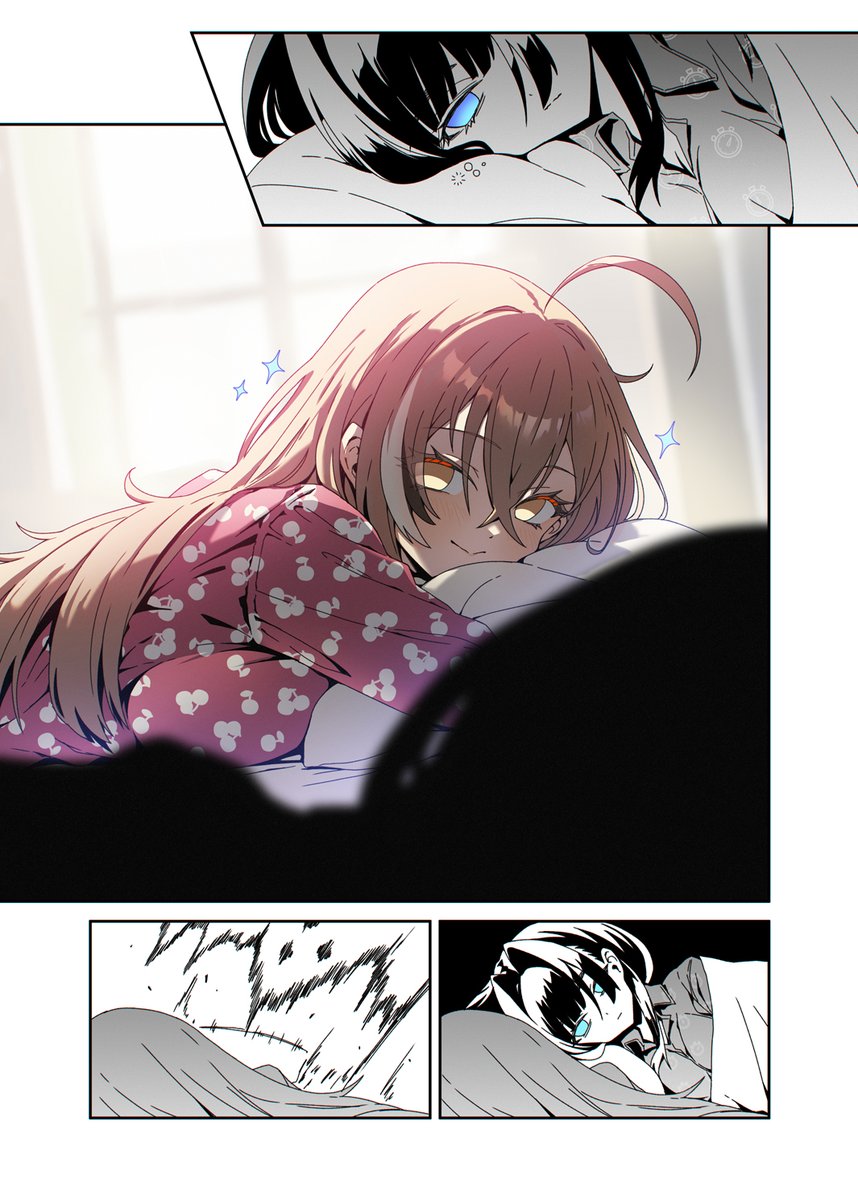 《 REM 》
　
19. Sleep
#HOLOctober #drawMEI #kronillust