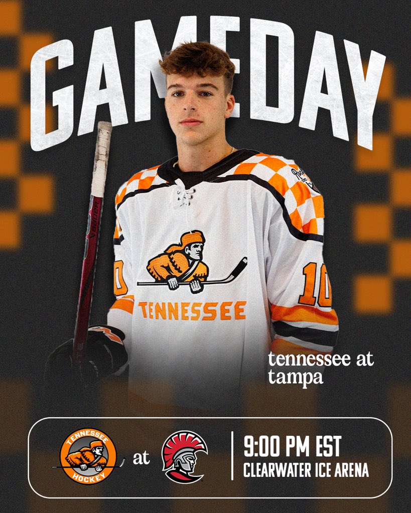 Gameday in the Sunshine State. 

The boys take the ice at 9pm tonight against the University of Tampa! 

#hockeytop // #govols