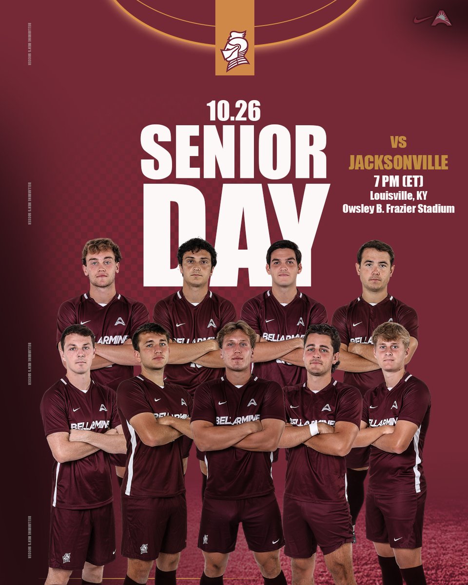 ⚽️ GAME DAY ⚽️

🆚 Jacksonville
⌚️ 7 p.m. (ET)
📍 Louisville, KY
🏟️ Owsley B. Frazier Stadium
💻 ESPN+ (espn.com/watch/player/_…)
📊 athletics.bellarmine.edu/sidearmstats/m…

⚔️ #SwordsUpBU ⚔️