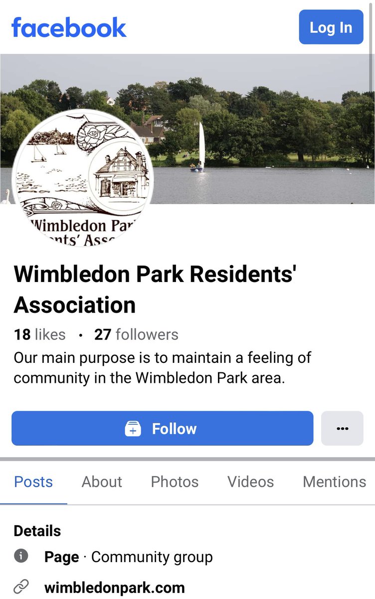 There is also a fairly new Facebook page for Wimbledon Park Residents’ Association- please follow them via the Facebook icon on the new website:
wimbledonpark.com