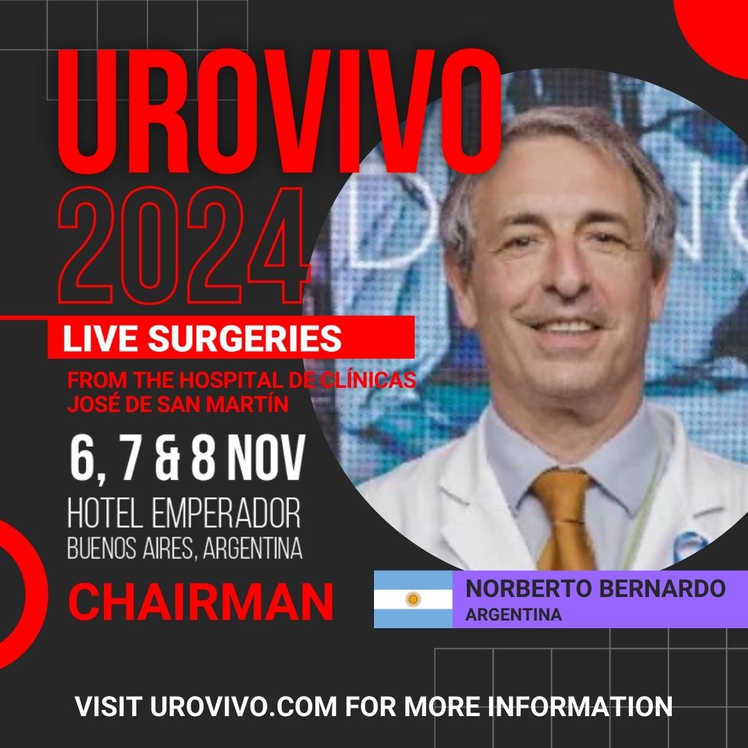UROVIVO 2024
November 6th, 7th &amp; 8th, 2024 at the Hotel Emperador, Buenos Aires, Argentina.

For more information go to urovivo.com 

#urovivo2024 #urovivo24 #hotelemperador #buenosaires #urologia #argentina