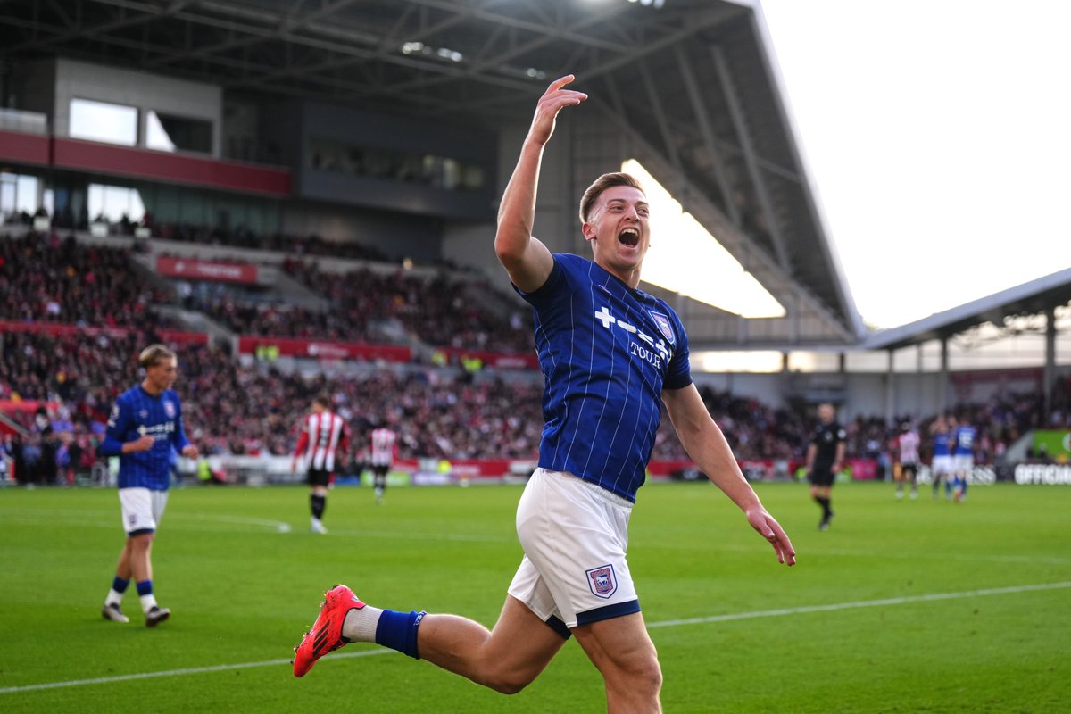 Liam Delap's 5th Premier League goal of the season.

No player aged 21 or under has scored more in Europe's Top 5 Leagues.

With Kane 31, Watkins and Toney 28 and Solanke 27, his emergence couldn't have come at a better time for England!