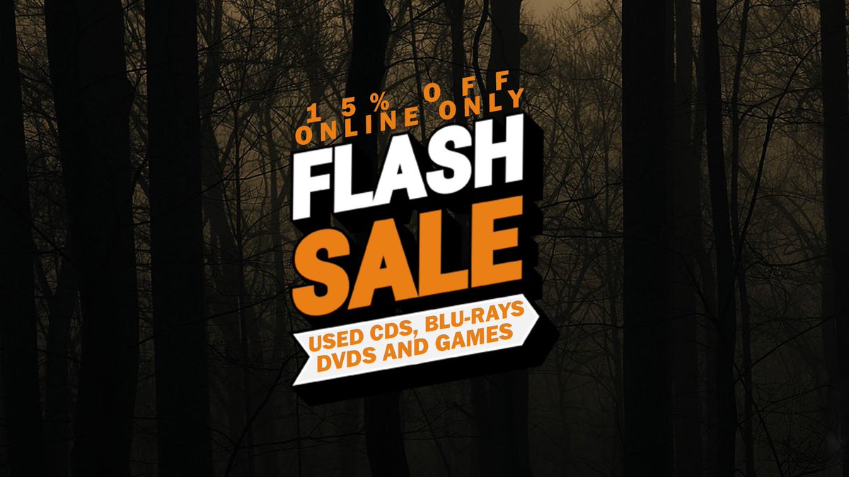 Hello spooky friends.  We’re having a sale, an online sale.  It’s on now.  Save 15% off all used CDs, DVDs, Blu-rays and games at beatgoeson.com - this weekend only.  Sale ends at noon Sunday (DST) so act fast!  Lots of great Halloween favourites still available.