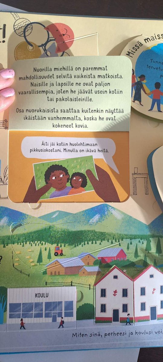 pesukarrhu's tweet image. Miten kertoa partalapsista oikeille lapsille? 

&quot;Osa nuorukaisista saattaa kuitenkin näyttää ikäistään vanhemmalta, koska he ovat kokeneet kovia&quot;. 

-Kysy ja Kurkista! Pakolaisuus (Tammi, 2024)

#propaganda #disinformaatio #lastenkirjat #woke