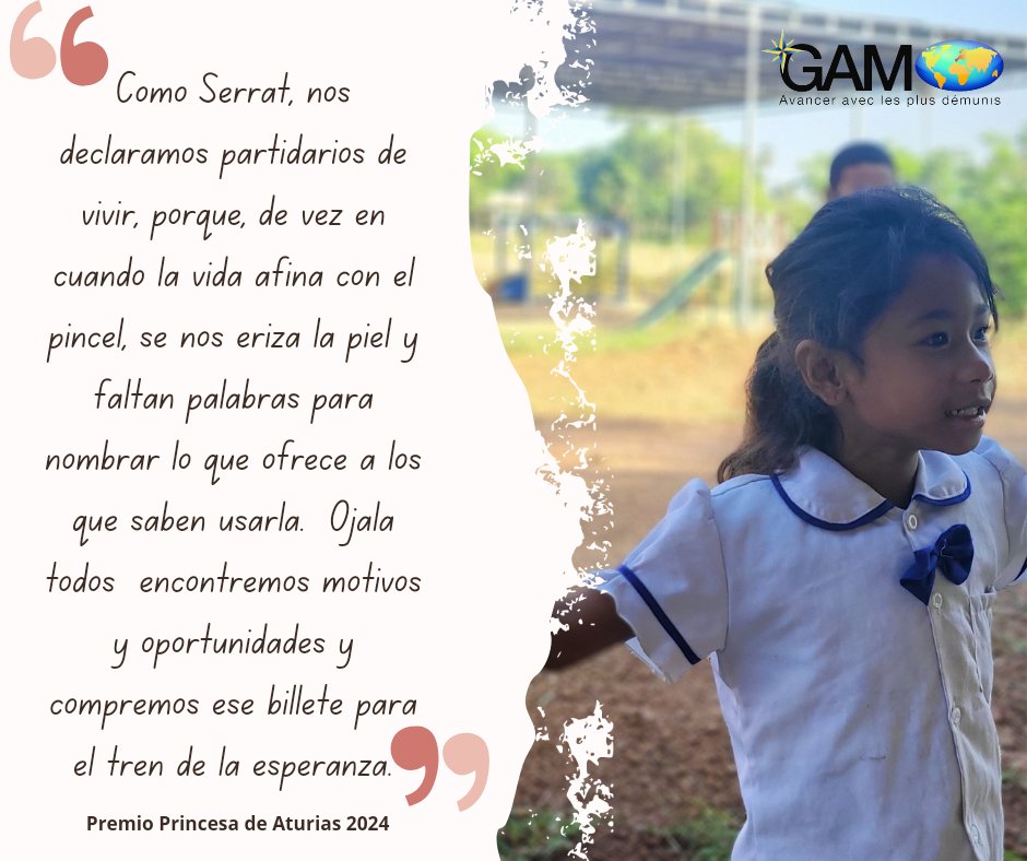 GAM_asbl's tweet photo. Comme Serrat, nous nous déclarons en faveur de la vie, parce que, de temps en temps, la vie aiguise le pinceau, notre peau rampe et nous manquons de mots pour nommer ce qu'elle offre à ceux qui savent s'en servir. https://t.co/RMuymbVprU
