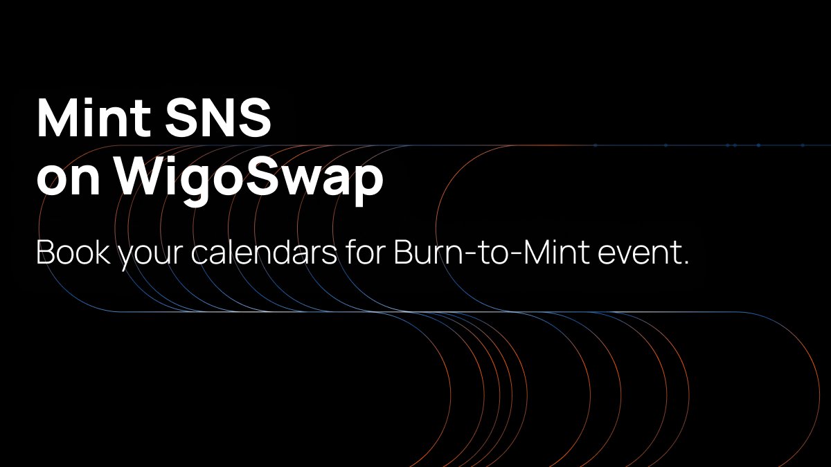 SonicSNS's tweet photo. 🔥 Get Ready for the $SNS Mint Event!

50% of the total $SNS token supply will be up for grabs through an exciting burn-to-mint event on @WigoSwap.

Here’s how it works:

- Burn your $WIGO tokens by sending them to the burn-to-mint smart contract. In return, you’ll mint brand new SNS tokens at a rate of 1 WIGO = 0.5 SNS. Easy as that!

- To keep it fair, wallet limits are in place: you can burn between 1,000 and 100,000 WIGO per wallet. 

🗓️ Mark your calendars for Oct 28, 2024 and get ready to mint your stake in the future of decentralized naming on Sonic!

Learn more: https://t.co/FQz39Utttd