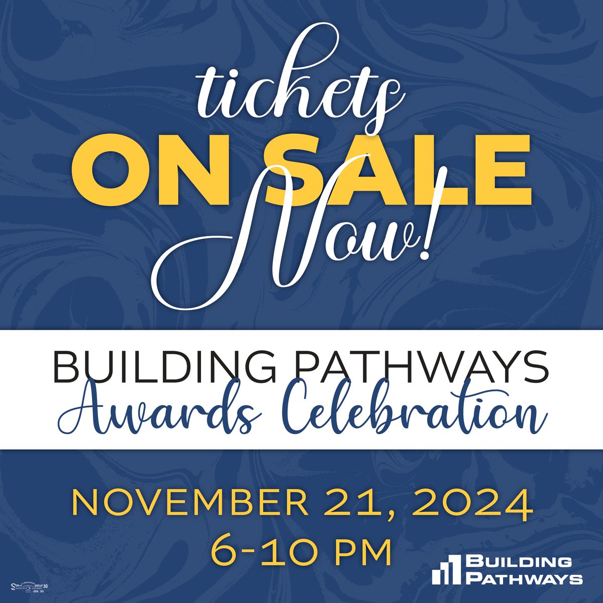dc21iupat's tweet photo. Guess what Building Pathways has planned next month? Our annual fundraiser on is November 21! Tickets are on sale now at https://t.co/TIi426dUBr, so be sure to grab yours today. #BuildingPathways #EmpowerTrades #PathwaysToSuccess https://t.co/ErKcbTl79O