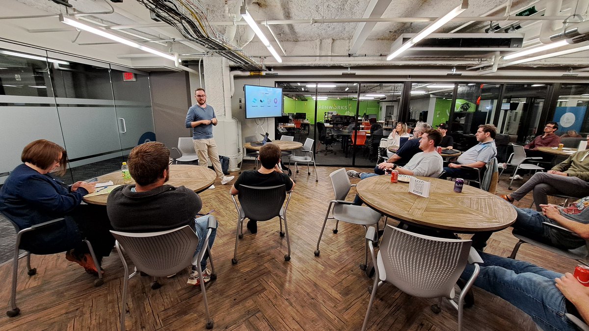 It was a busy night at OpenWorks on Thursday for <a href="/UpstatePHP/">UpstatePHP</a> with <a href="/alexandersix_/">Alex Six</a> sharing about <a href="/filamentphp/">Filament 🦒</a> .

Thanks to <a href="/laravelphp/">Laravel</a> for sponsoring.

Kudos to <a href="/boggybot/">Bogdan Kharchenko</a> and <a href="/JacobAdelberg/">Jacob Adelberg</a> for organizing.