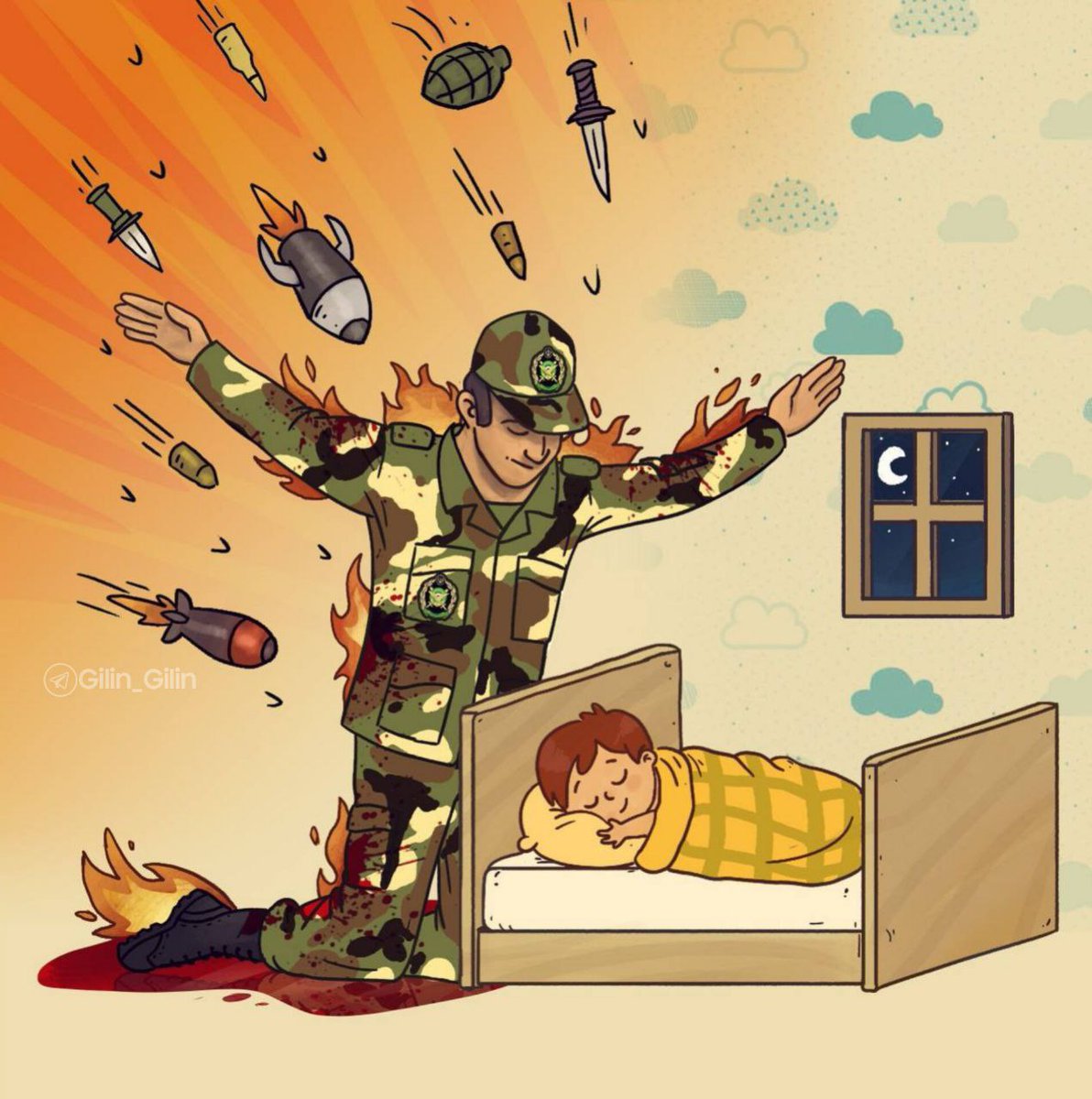 وقتی میگیم «ارتش فدای ملت» یعنی وحشی‌ترین جانیان تاریخ بهت حمله کنن و تو (بتونی) در همون لحظه جوک بسازی و بخندی
#گنبد_طلایی_ایران
#عوضش_امنیت_داریم