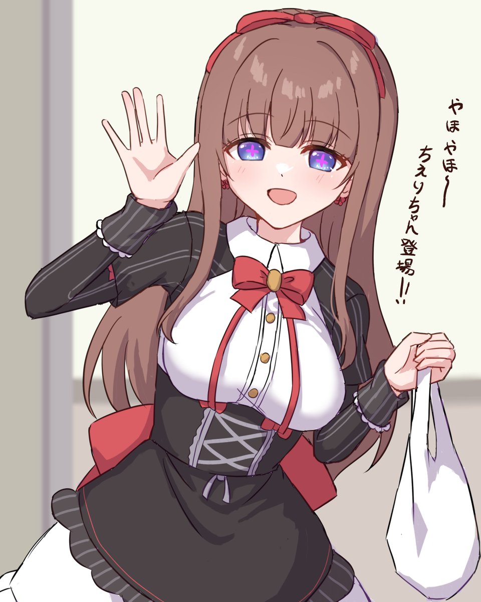 「お見舞いボイスとてもよかった!これは間違いなく天使!#ちぇり絵#花京院ちえり #」|OOO@シロ組🌌のイラスト