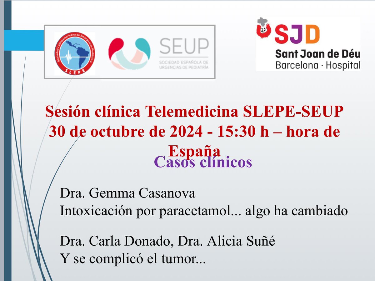 Nueva sesión de telemedicina….nos vemos el miercoles