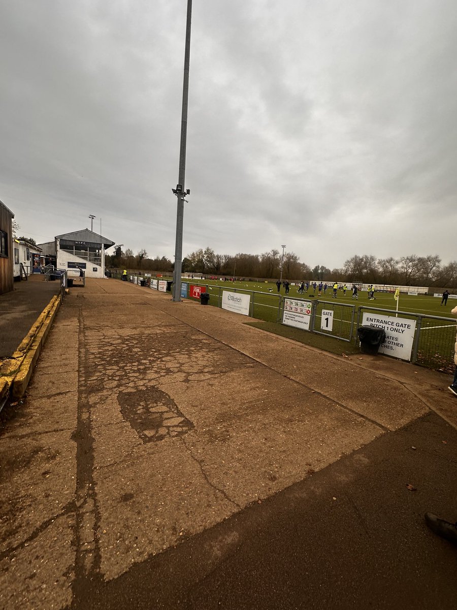 Here today at <a href="/EnfieldFC/">Enfield FC</a> v <a href="/BiggleswadeFc1/">Biggleswade FC</a> :