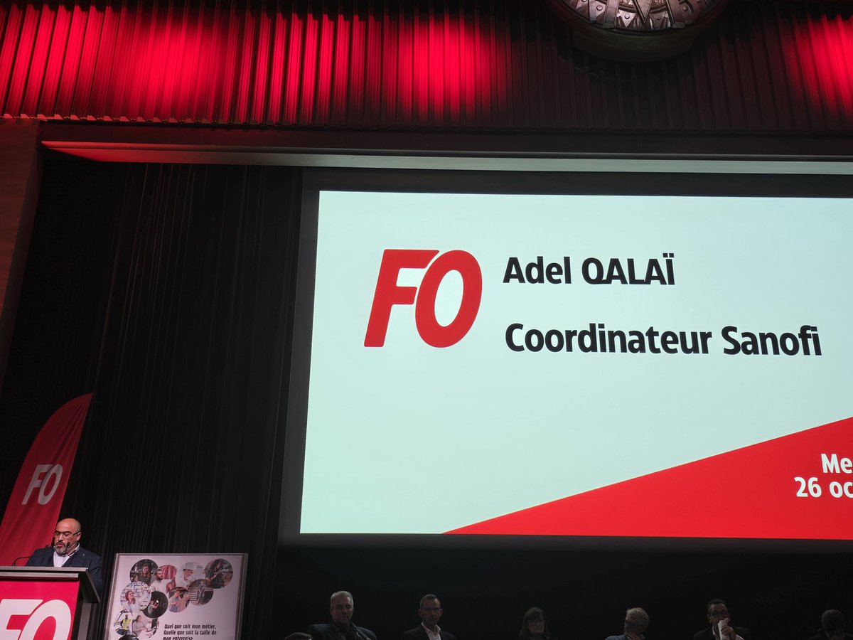 Tometclo's tweet photo. #Meeting #FO Soutien à nos camarades Sanofi. https://t.co/jOdSHz5zRL