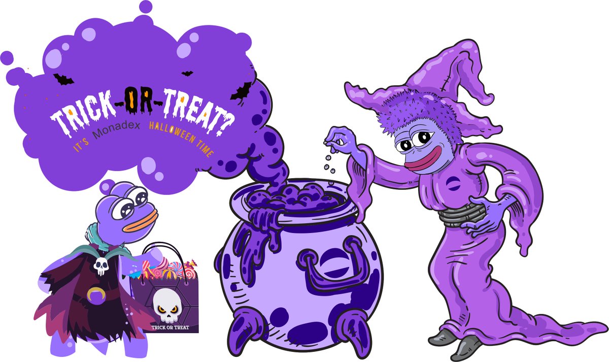 MarKript0's tweet photo. The world is not divided between good and bad people. It's about choosing the best paths... @Monadex_labs offers its users a seamless trading experience, attractive LP yield and other features... so will you want trick or treat? GmonadexHalloween #halloween #web3art #monadex https://t.co/wV2ZvRK8bJ