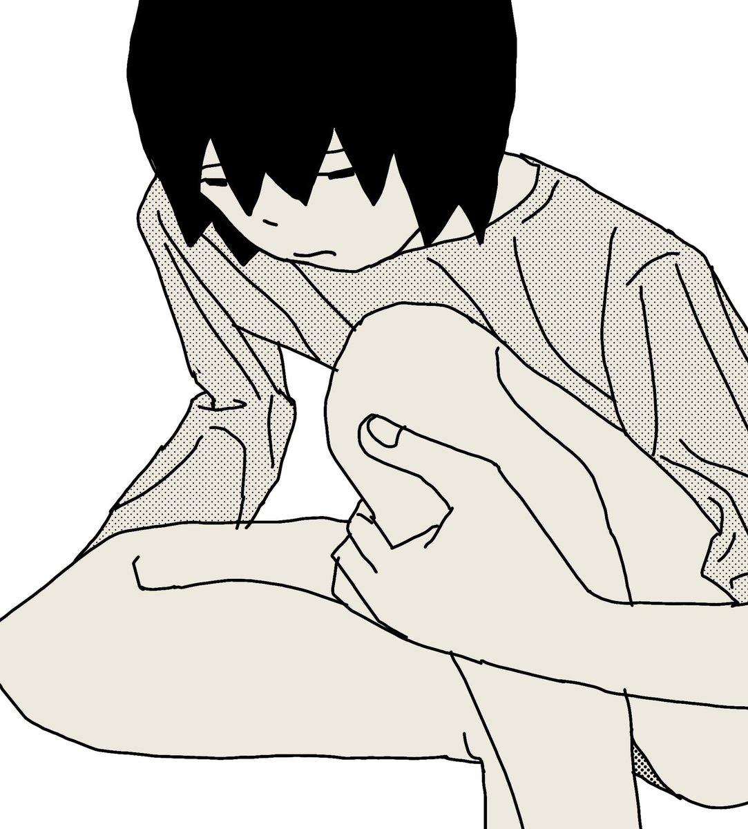 「指描き絵 」|赤屋のイラスト