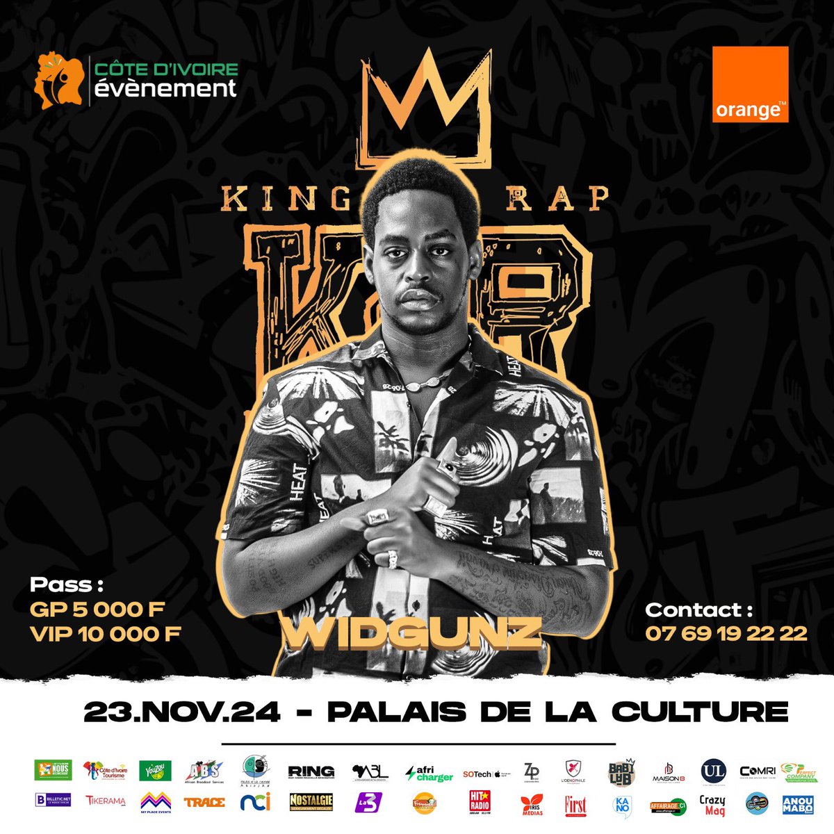 kultur_inc's tweet photo. Concert qui sera chic quand tu vois tu sais, rendez-vous le 23 novembre ! 😌
🎟️ 𝗣𝗮𝘀𝘀 : 5000 F / 10 000 F
📞 𝗜𝗻𝗳𝗼𝘀 & 𝗿𝗲́𝘀𝗲𝗿𝘃𝗮𝘁𝗶𝗼𝗻𝘀 : +225 07 69 19 22 22
En ligne : https://t.co/wcYJqD45lI
#KingsOfRap #KOR2024 #RapIvoire #OrangeEstLà #TousEnOrange #comri https://t.co/YlmpXVv7ZQ