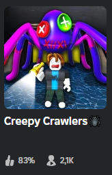 Oh boy.. Here we go again!🎃

#creepycrawlers #roblox