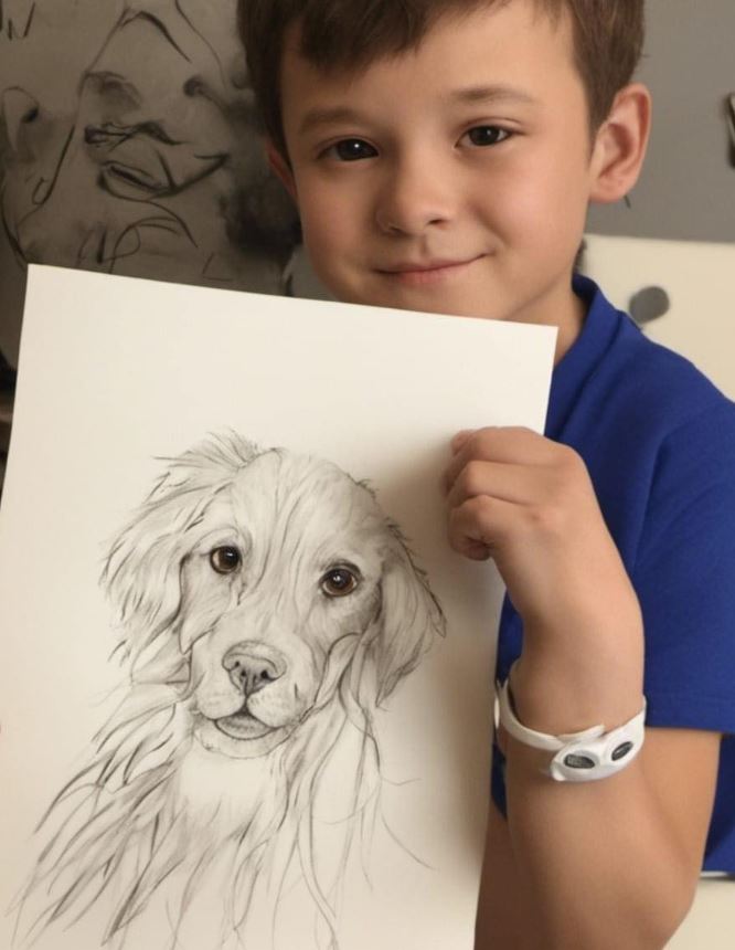 My son is 8 years old, he is taking part in a school competition, let’s encourage him💕