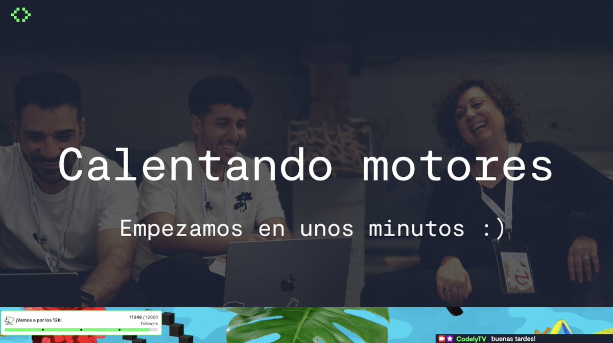 CodelyTV's tweet image. ¡Empezamos directo desde la #scbcn24!
- performance web
- bash
- testing
- de junior a engineering manager
- entrevistas a ponentes y asistentes
👉 twitch.tv/codelytv