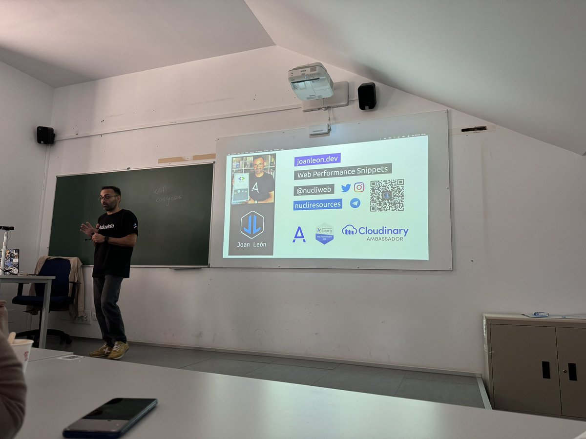 MyWorldLab's tweet image. @nucliweb empieza su taller “web performance testing” 
No te pierdas a Joan #BiznagaFest2024 @BiznagaFest 🖥️