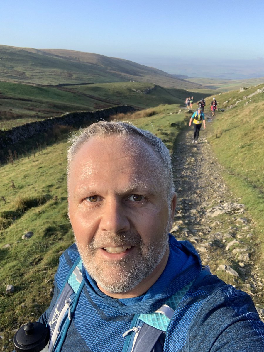 Elementary1668's tweet photo. My second time running (although the ascents were too steep for me to run) the 10-mile #Settle Loop Challenge; organised by Sue Ryder @teammanorlands Hospice. Perfect weather for it, although I couldn’t spare any time to stop and photograph the views from the top! https://t.co/YQz9bwurlJ