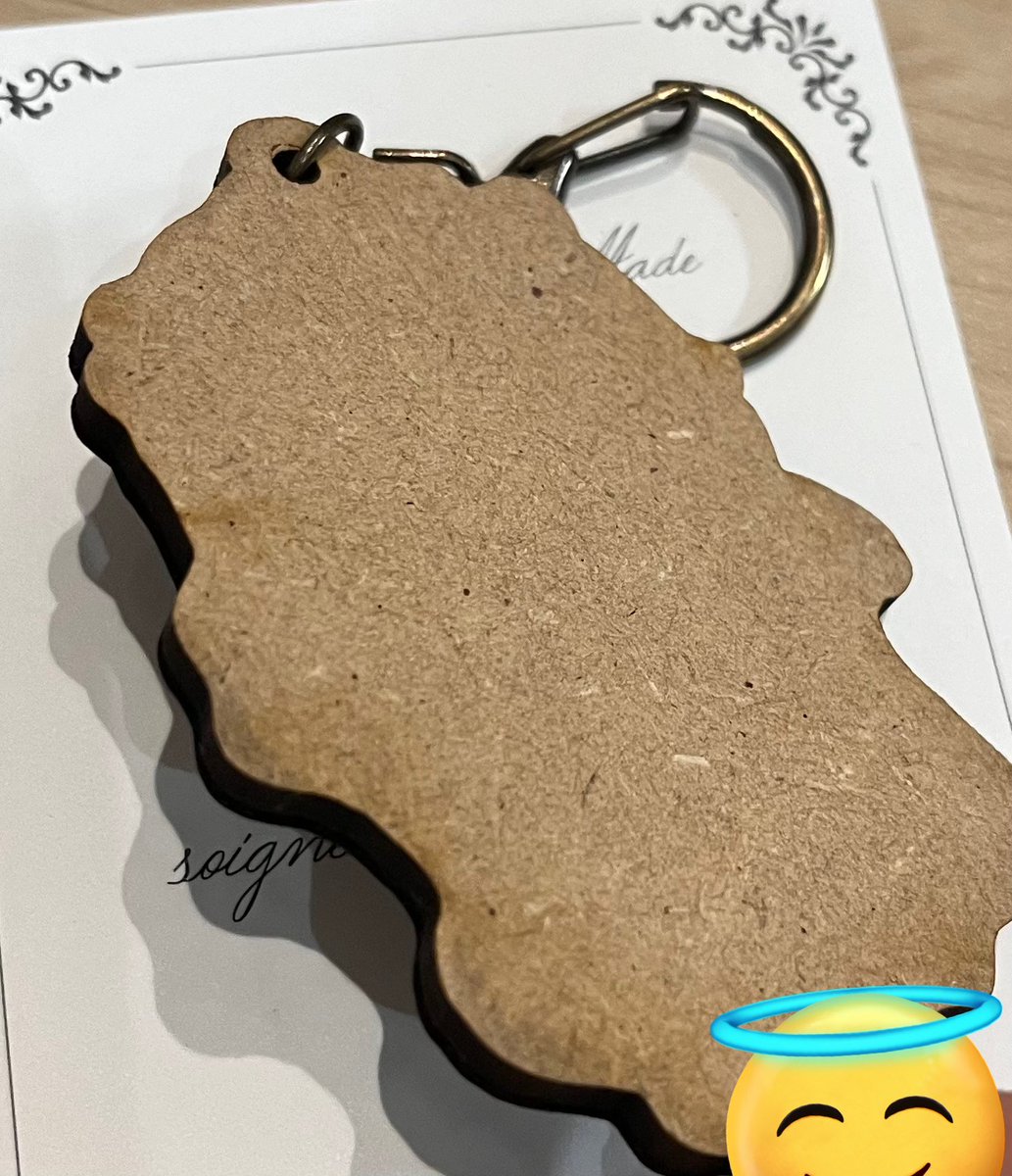 スカリーくんのキーホルダー、こんな感じになりました!サイズちょっと大きかったかな!?明日のスパークに持って行きます! 