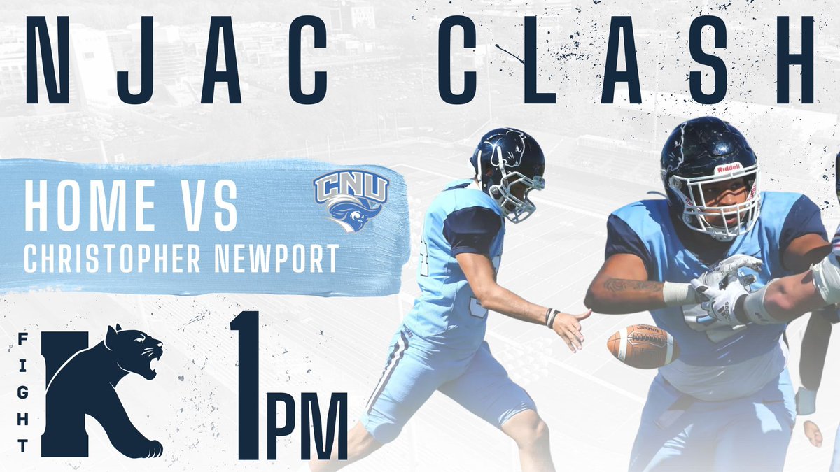 The Cougars return to their home turf ready to ball in Carolina blue! 🔥

🏈 vs Christopher Newport University
📅 Saturday, October 26th
🕛 1pm
🏟️ Alumni Stadium
📺 buff.ly/3NHqQeC

F.I.G.H.T.