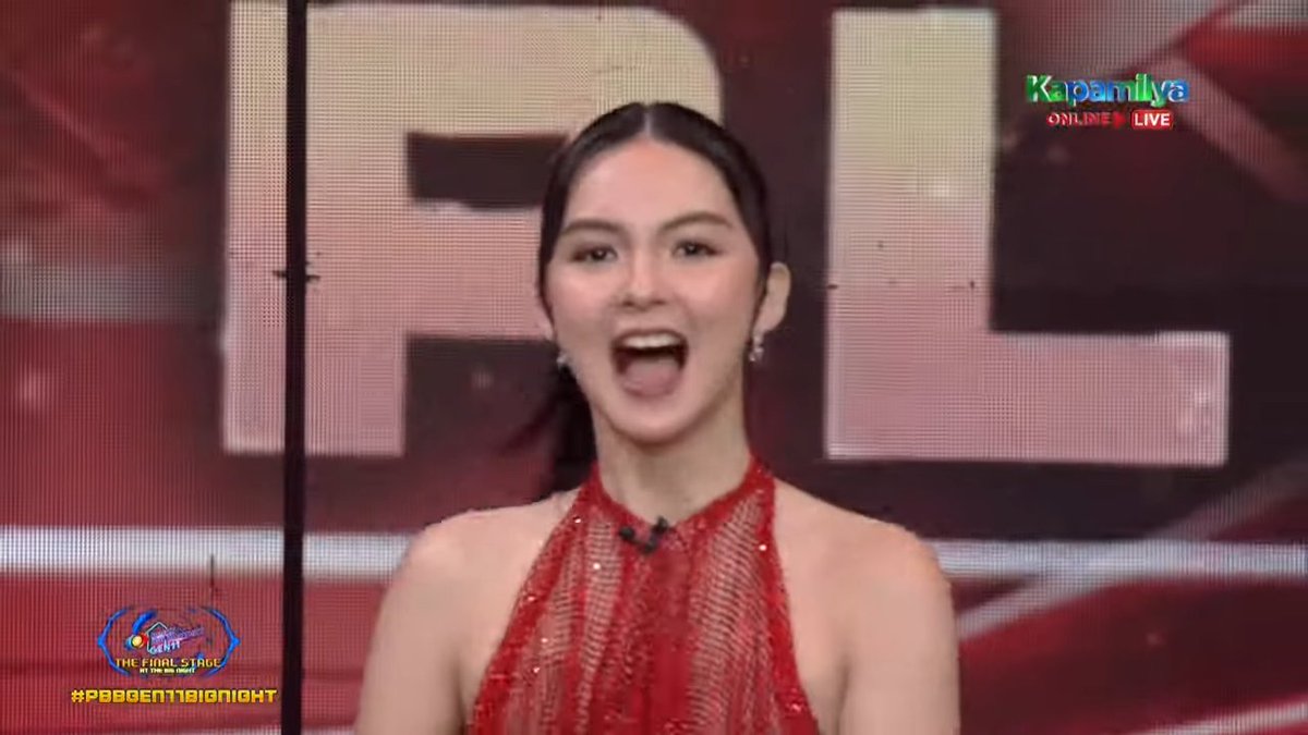 ABSCBNNews's tweet photo. Kai is PBB Gen 11's 4th Big Placer! #PBBGen11BigNight (Screengrab from ABS-CBN Entertainment/YouTube) https://t.co/lv06KH4IrY