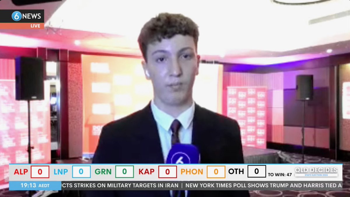austinpollock_6's tweet image. THANK YOU to all 40 THOUSAND of you who tuned into @6NewsAU’s election night coverage. Our best production ever with our team across Queensland and at the two campaign events.
Thanks to @RomanMackinnon6, @KnightLevi0, @Maggie_Perry6, @StuartJeffery_6 and of course @Leo_Puglisi6