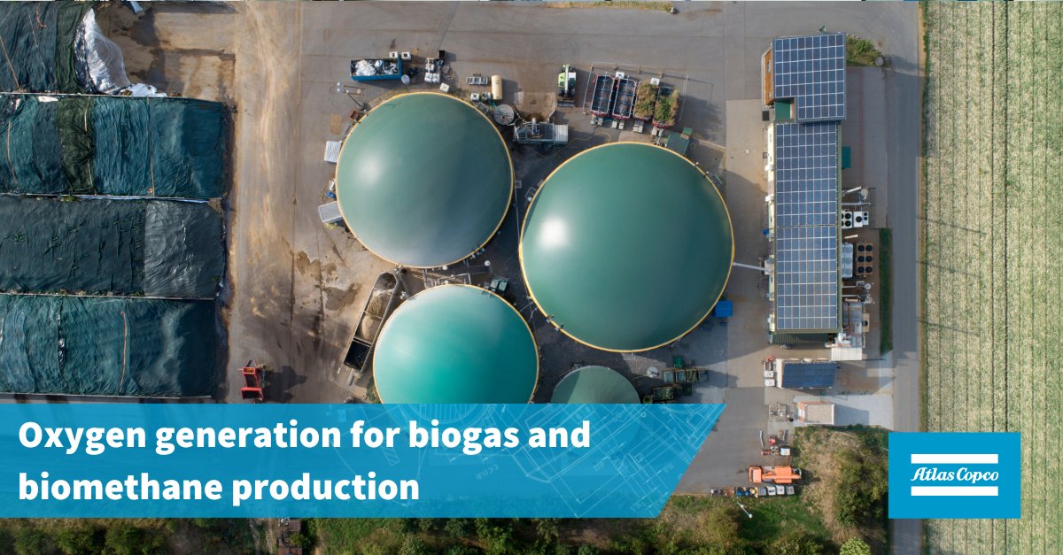 AtlasCopcoCa's tweet image. 🌱 Make biogas production cleaner, efficient, and cost-effective with on-site oxygen generators! Boost output and reduce environmental impact with a reliable oxygen supply

Read more 📖: bit.ly/4hhQjJd

#Biogas
#OxygenGenerators
#AtlasCopcoCanada