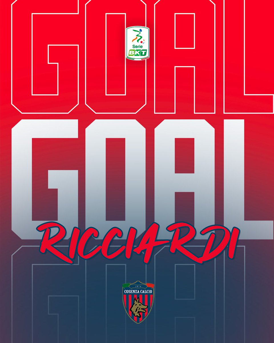 CosenzaOfficial's tweet photo. RICCI PER RICCIARDI: LA RIPRENDIAMO! 🐺
39’ Ricci ispira l’inserimento di Ricciardi, che controlla bene e trova il guizzo dell’1️⃣-1️⃣
DAI COSENZA! ❤️💙
#ForzaLupi #COSJST https://t.co/4Zj77LqgoF