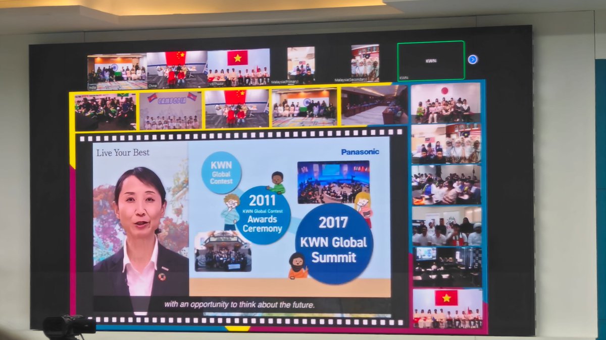 PanasonicInNews's tweet image. It’s award night at the #KWN Global Summit! Through the Kid Witness News initiative, students worldwide have crafted films promoting the UN’s Sustainable Development Goals. Join us as we unveil the winners.
