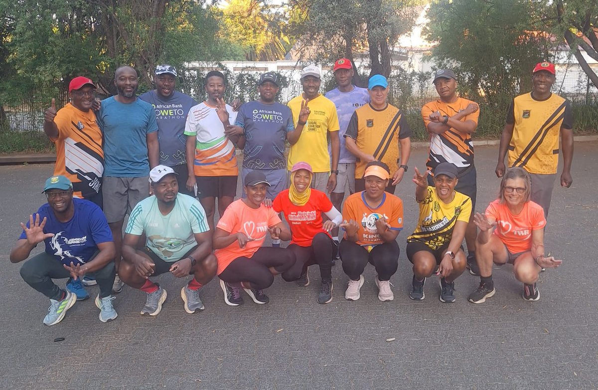 JHB_Harriers's tweet photo. Saturday Vibes! 🏃‍♂️ 🏃🏻‍♀️ Who laced up their running shoes today? Share your distance, and let's keep each other motivated! 

#saturdayruns #swiftandfree https://t.co/Jfqw6ZtXvN