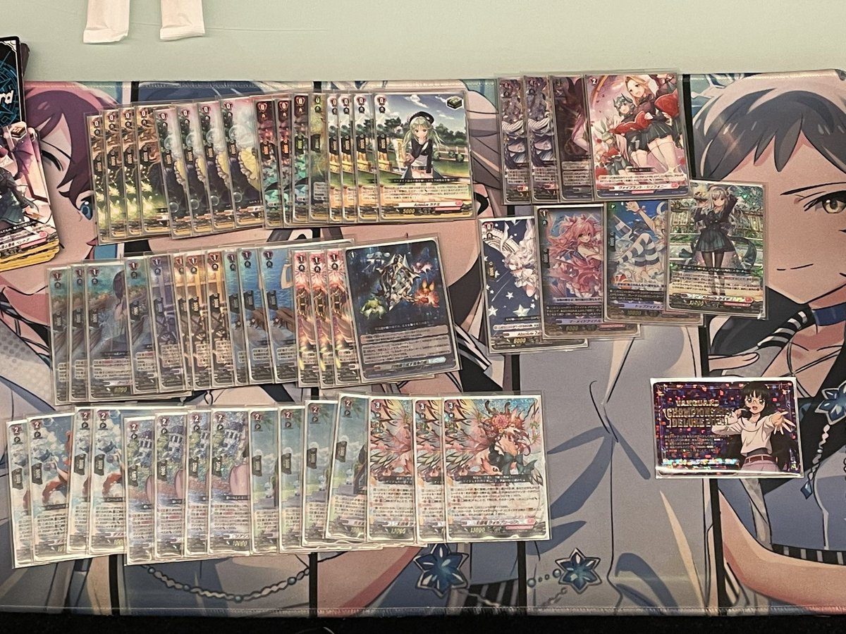 lweixhan's tweet photo. 7-1 Lyrical Cup Singapore
Top 8
Honestly didn’t expect to get anything but nice to know that my first D series deck won me something, even if it’s in a “lesser” format like Lyrical Cup.

Hope this motivates me to do more next time for the main competitive formats. https://t.co/ayioGYCGJl