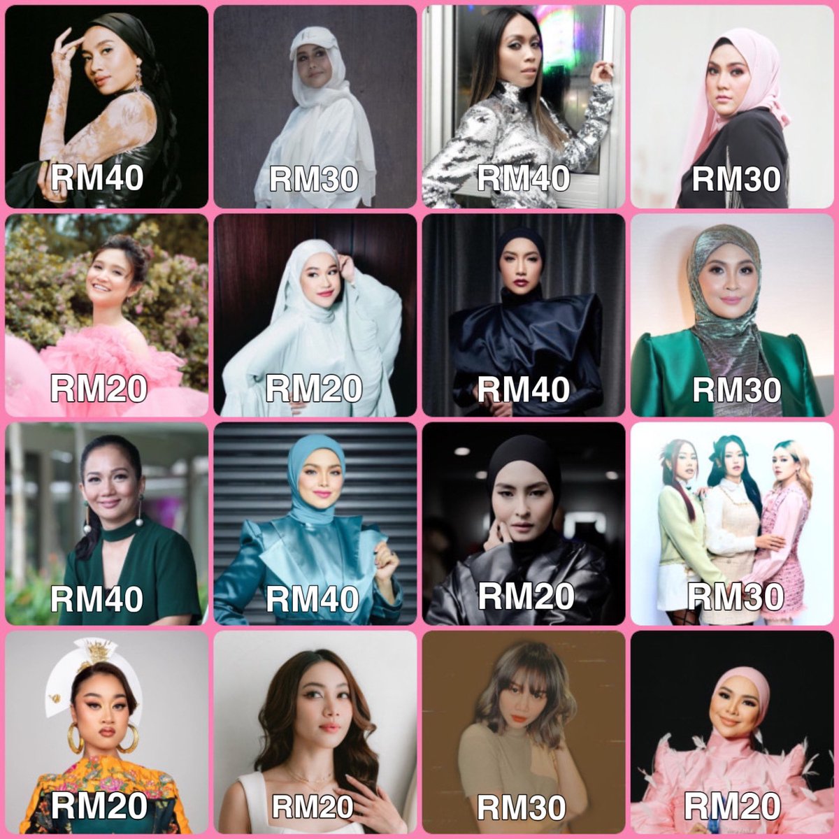 cartapop's tweet photo. You have RM100 for concerts. Which concerts are you going? https://t.co/sLmBfQIJED