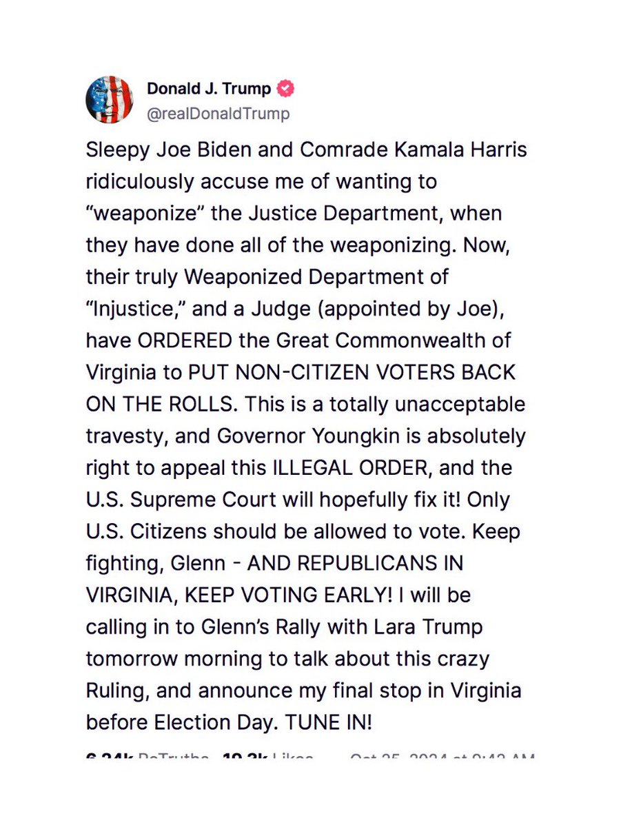 Commentary Donald J. Trump Posts From Truth Social tweet media