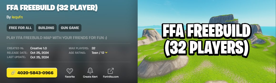 lequFNBR's tweet image. 4020-5843-0966 GO PLAY MY NEW MAP 🔝