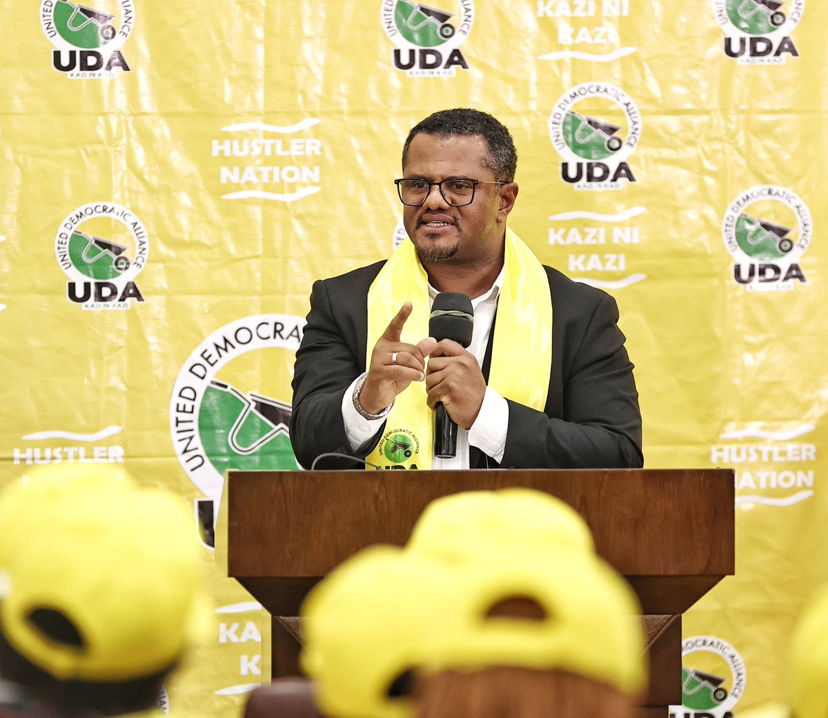 UDAKenya's tweet photo. UDA Party on Saturday held a successful town hall meeting for the Eastern region in Machakos. The event brought together youth from the region and UDA leadership, led by the Secretary General @HassanOmarH, to emphasize the party’s commitment to empowering young people and fostering inclusive development.  #UDAMachakosChapter