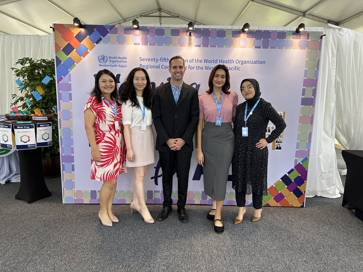 SeguiBarber's tweet photo. Amazing week at the WHO Regional Committee for the Western Pacific ! Connected with health experts and MoH to discuss climate-resilient healthcare, primary care transformation, and Indonesia’s inclusion. Also highlighted GIS’s role in reaching underserved populations!
#RCM75 https://t.co/VexcfkTmYC