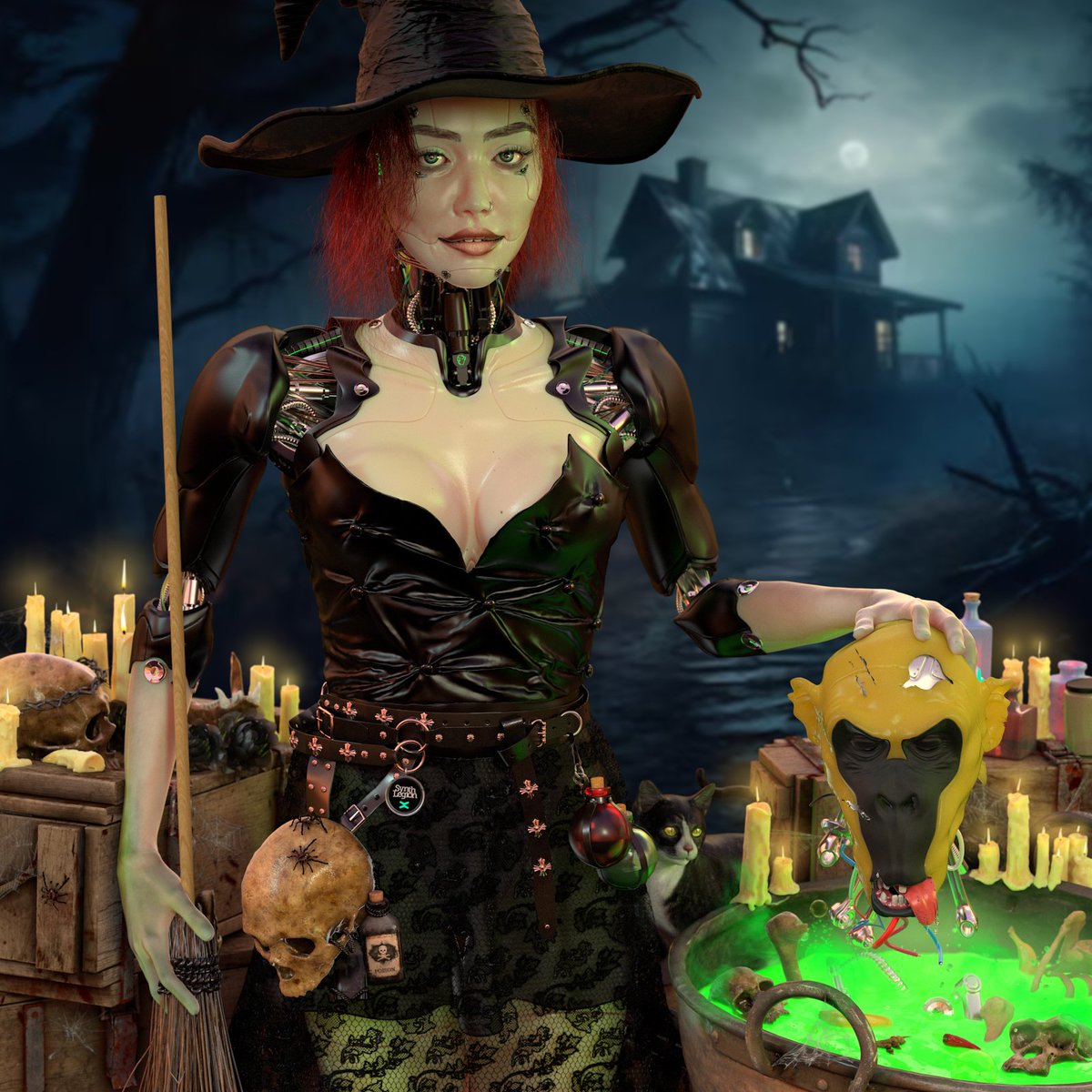#MultiversX #MultiversXNFTs

Legion! With Halloween 🎃 just a few days away, we have a surprise for our loyal members that have been collecting our monthly SFTs!

If you have collected ALL our monthly SFTs from this year you will be visited by our Synth Witch 👇 on Wednesday, Oct